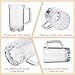 Mifoci 10 Pcs Plastic Beer Mugs with Handles 20 oz Clear Beer Stein Plastic Drinking Cups for Bar Home Hotel Cocktail Beverages Milk Juice Alcohol Soda