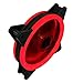 120mm wentylatory do obudowy komputera PC Ultra cichy wentylator chłodzący LED 12VDC 3P IDE 4Pin czerwony 120x120x25mm