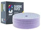 CROP Interface Schleifscheiben 150mm P3000-5 Stück Schleifpapier mit Zwischenteller für professionelles Nassschleifen Exzenterschleifer Klett