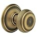 Schlage F51VGEO609 F51A VGEO609K4 Georgian Entry Knob, Antique Brass