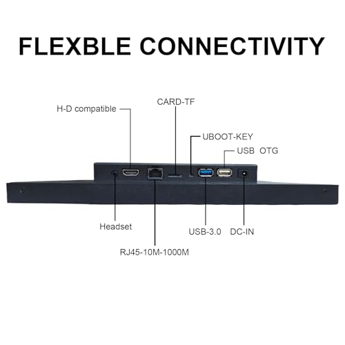 Image of VSDISPLAY 12.1'' Touchscreen Display 1920x1200 Android 11 IPS LCD Monitor | Supports USB Auto Copy Autoplay