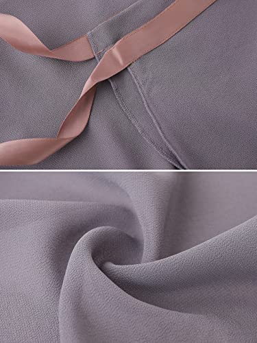 Tanzdunsje Women Girls Ballet Wrap Skirt Chiffon Dance Skirt With Adjustable Waist Tie Ballet Skirt For Girls Women Grey #TOP4