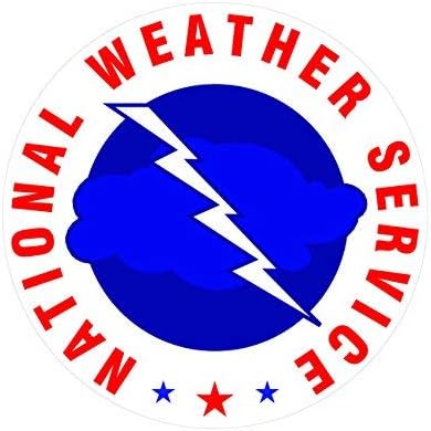 National Weather Service Sticker Die Cut Decal Vinyl Made in USA