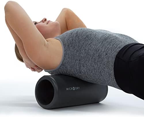 MICRODRY Deluxe Fitness Foam Back Roller for Muscle Relief, Rolle...