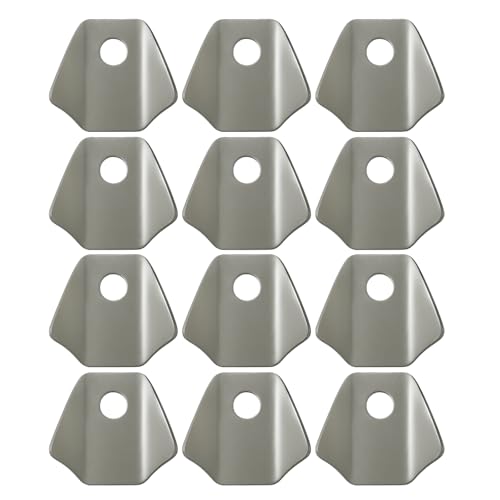 Image of Trick Tabs,Weld On Tabs with 3 /8 inch Hole,1-3 /4 inch Wide Wing,1-3 /4 inch Length,Universal Steel Gussets Weld On Mounting Accessories (12 PCS)