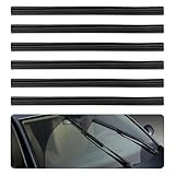 【Scharfe Sicht】 Der Scheibenwischergummi wird mit SPSN-Kohle-Tinte und Dual-Mikrokanten-Präzisionsschnitttechnologie behandelt, die Wasserflecken, Kratzer und Geräusche effektiv reduziert und eine klare Sicht bietet, sodass Sie sich bei Regen, Schnee oder feuchtem Wetter besser auf das Fahren konzentrieren und die Fahrsicherheit an regnerischen Tagen verbessern können.