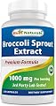 #1 Broccoli Sprouts 1000 mg per Serving 120 Capsules by Best Naturals - Manufactured in a USA Based GMP Certified Facility and Third Party Tested for Purity. Guaranteed!!