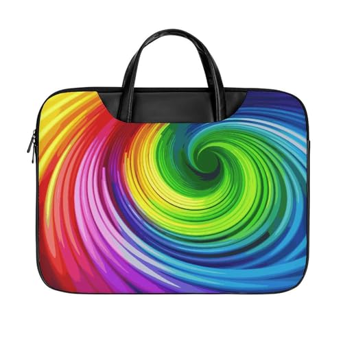 Bolsa para portátil de 17 pulgadas impermeable color arcoíris miniatura 1
