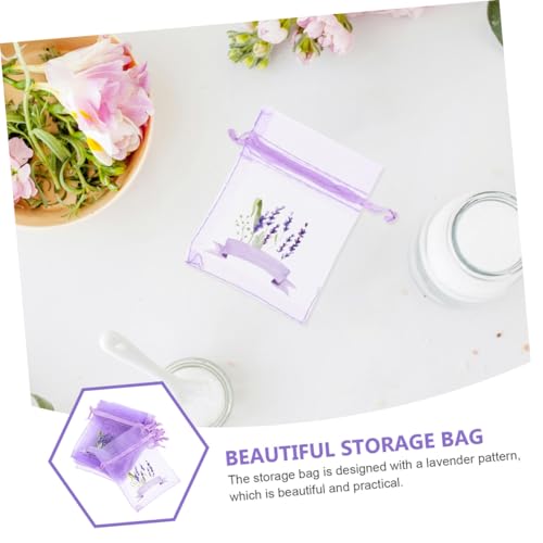 Bolsas de algodón de lavanda 20 piezas para hogar miniatura 3