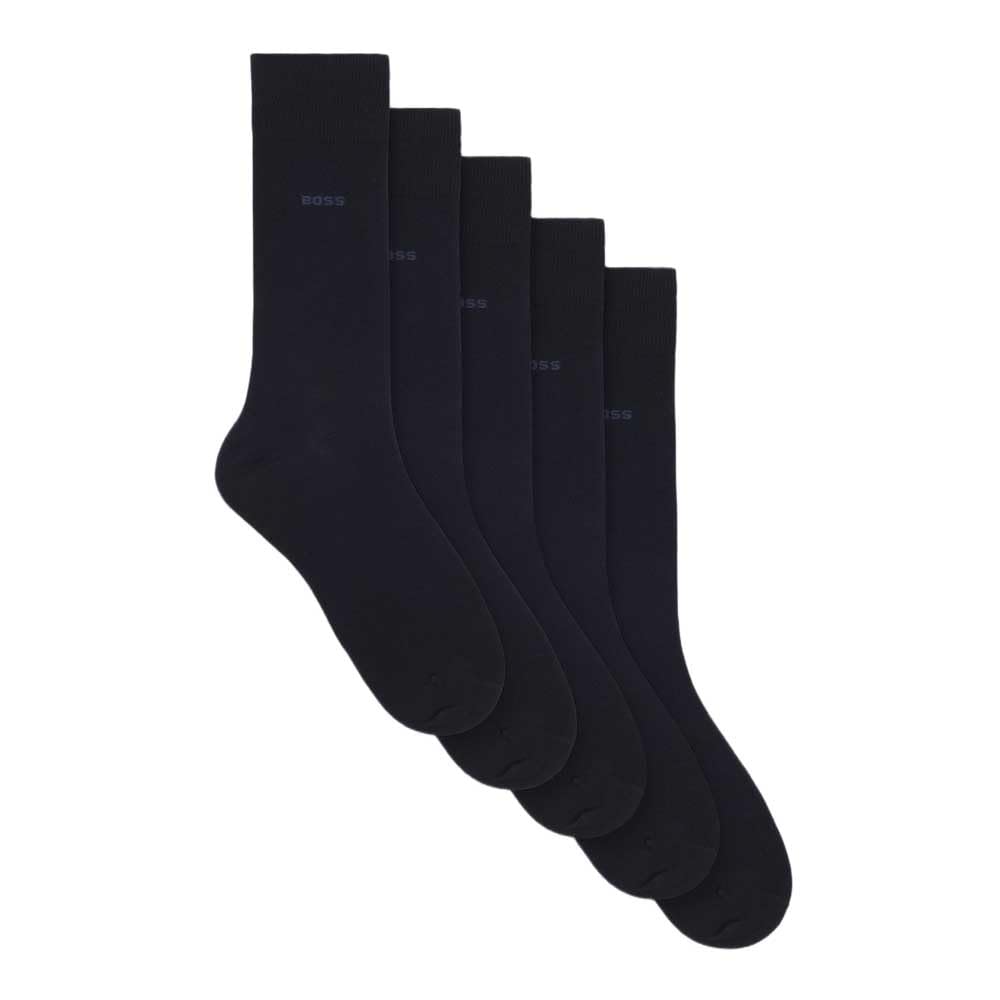 BOSS Uni Color 10244642 01 Short Socks 5 Pairs EU 43-46
