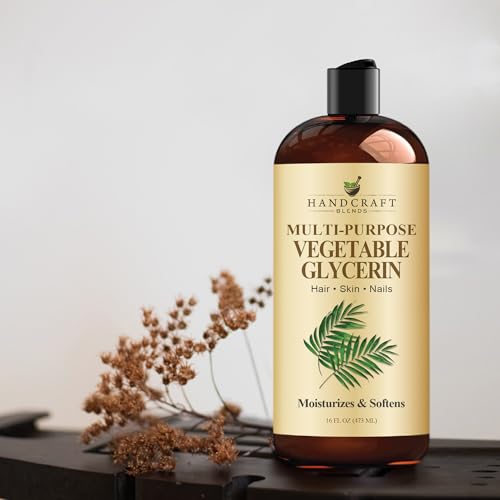 Image of Handcraft Blends Vegetable Glycerin /Glycerine - for DIY Blends 16 Fl Oz - 100% Pure and Natural - Premium Grade Oil for Skin and Hair - Hair and Body - Massage