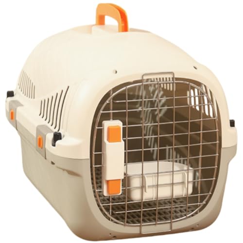 Bivoyud ペットキャリー 猫 キャリーケース 小型犬・猫用 13kgまで サイズ:長さ49cm x 幅32cm x 高さ32cm ペット用キャリーケース アイリスオーヤマ ペットキャリー 猫 キャリー(ハンギングボウル+おむつボード付き) (A)