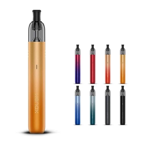 M[NxCv Wenax M1 Vape Pen Kit 800mAh 2mll EBibNX X^[^[Lbg dq^oR Vape xCv jR`t[ (Gradient Gold)