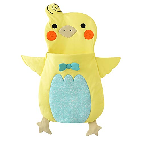 Algodón Saco de Dormir de Bebe, Patada Anti Edredón Dibujos Animados Patito Sobre Edredón,85cm