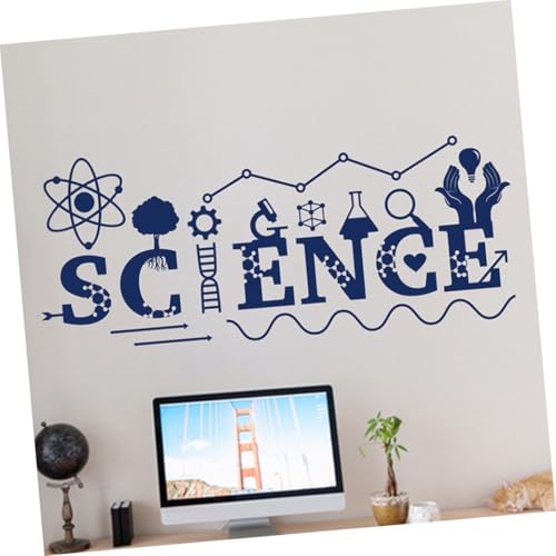 Vinilo Decorativo Ciencia Adhesivo PVC 99x42 cm Azul miniatura 4