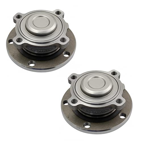 Image of TRQ Rear Left and Right Wheel Bearing and Hub Assembly Set 2 Piece Compatible with 2011-2016 Mini Cooper Countryman Base Model S 2013-2016 Cooper Paceman Base Model S