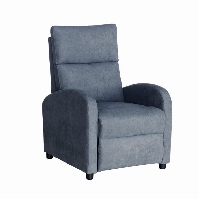 SHIITO - Sillón Reclinable con Reposapiés - 100 x 68 x 85 cm - Modelo Kabul - Máximo Relax y...