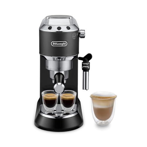 Delonghi Dedica Style EC685BK Cafetera Espresso Manual Con Función Flow Stop + Molinillo De Regalo
