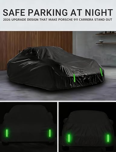 Image of Waterproof Car Cover Custom fit for C4 Corvette 1984-1996 6 Layers All Weather Waterproof Sun Rain UV Dust Protection Outdoor Indoor Full Car Cover