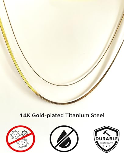Choker Necklaces for Woman, Gold Choker Necklaces for Woman, Titanium Steel Snake Necklace, Minimalist Jewelry for Women, gifts for women & gifts for men4