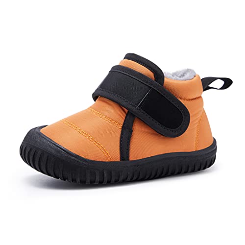Image of BMCiTYBM Toddler Baby Snow Boots Winter Shoes Boys Girls Cold Weather Baby Faux Fur Shoes