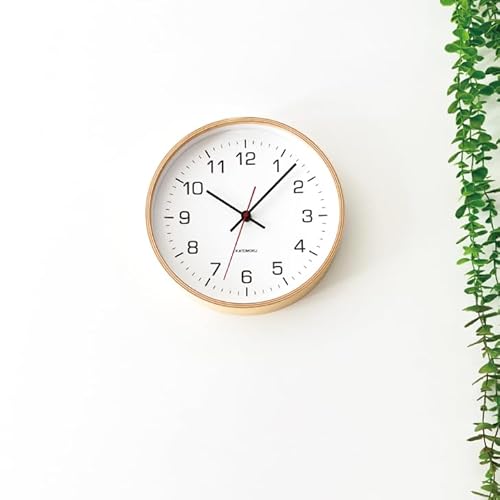KATOMOKU plywood wall clock km-44NARC の商品画像 7