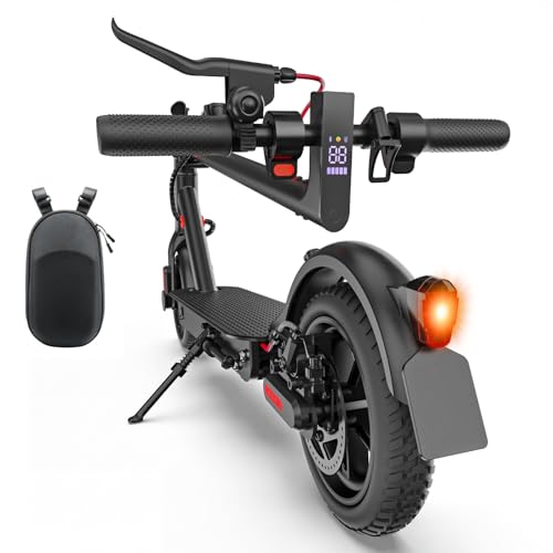 E Scooter mit Straßenzulassung Max 30 km Reichweite,8.5 Zoll Elektroroller mit Wabenreifen Duales Bremssystem 20km/h,Elektro Scooter bis 120kg für Herren Damen