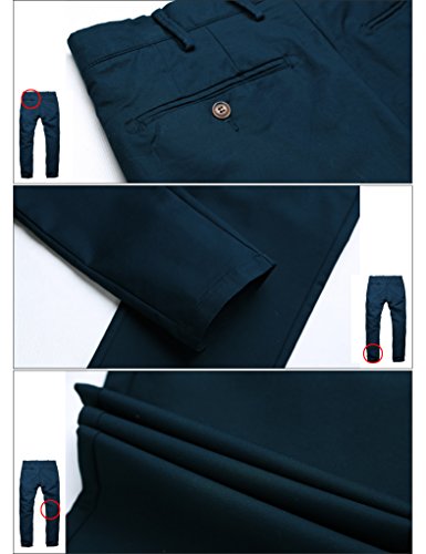 Image of Match Men's Regular Fit Comfort Stretch Casual Chino Pants