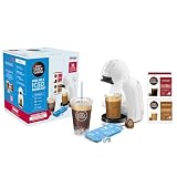 De'Longhi Nescafé Dolce Gusto Mini Me 2 Iced Coffee Bundle - Coffee Capsule Machine with Compact Design, Automatic Shutdown, Hot and Cold Beverages, 15 Bar Pressure, White (EDG335.W)