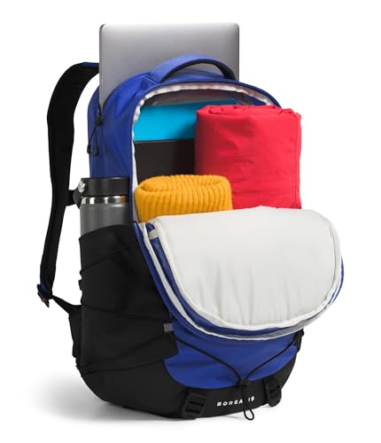 Image of The North Face Borealis Commuter Laptop Backpack - Water Repellent, Laptop Sleeve, Large Main Compartment, TNF Blue /TNF Black /TNF Black, One Size