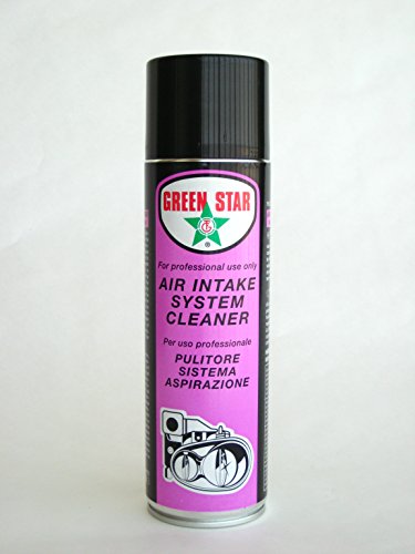 GREEN STAR AIR INTAKE SYSTEM CLEANER Detergente per sistema di aspirazione benzina e corpo farfallato 500 ML