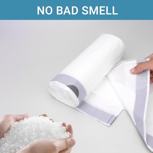 Image of Code G (200 Count) 8 Gallon Heavy Duty Drawstring Trash Bags Compatible with simplehuman Code G Garbage Can Liners 8 Gallon /30 Liter | 1.2 Mil | White