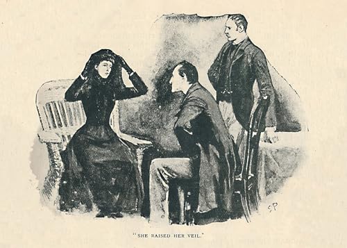 Tableaux Elle a levé son voile Sidney Paget art mural classique vintage 60x90cm
