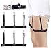 Mens Shirt Stays Garters Suspenders Shirt Holder Straps Non-slip Locking Clamps by Darller