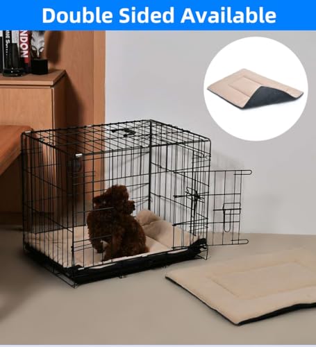 Dog Bed Crate Pad 24″ L x 18″ W Kennel Pad Machine Washable Entire Dog Crate Beds Double Sided Pet Bed Dog Bed Crate Pad 24″ L x 18″ W Kennel Pad Machine Washable Entire Dog Crate Beds Double Sided Pet Bed
