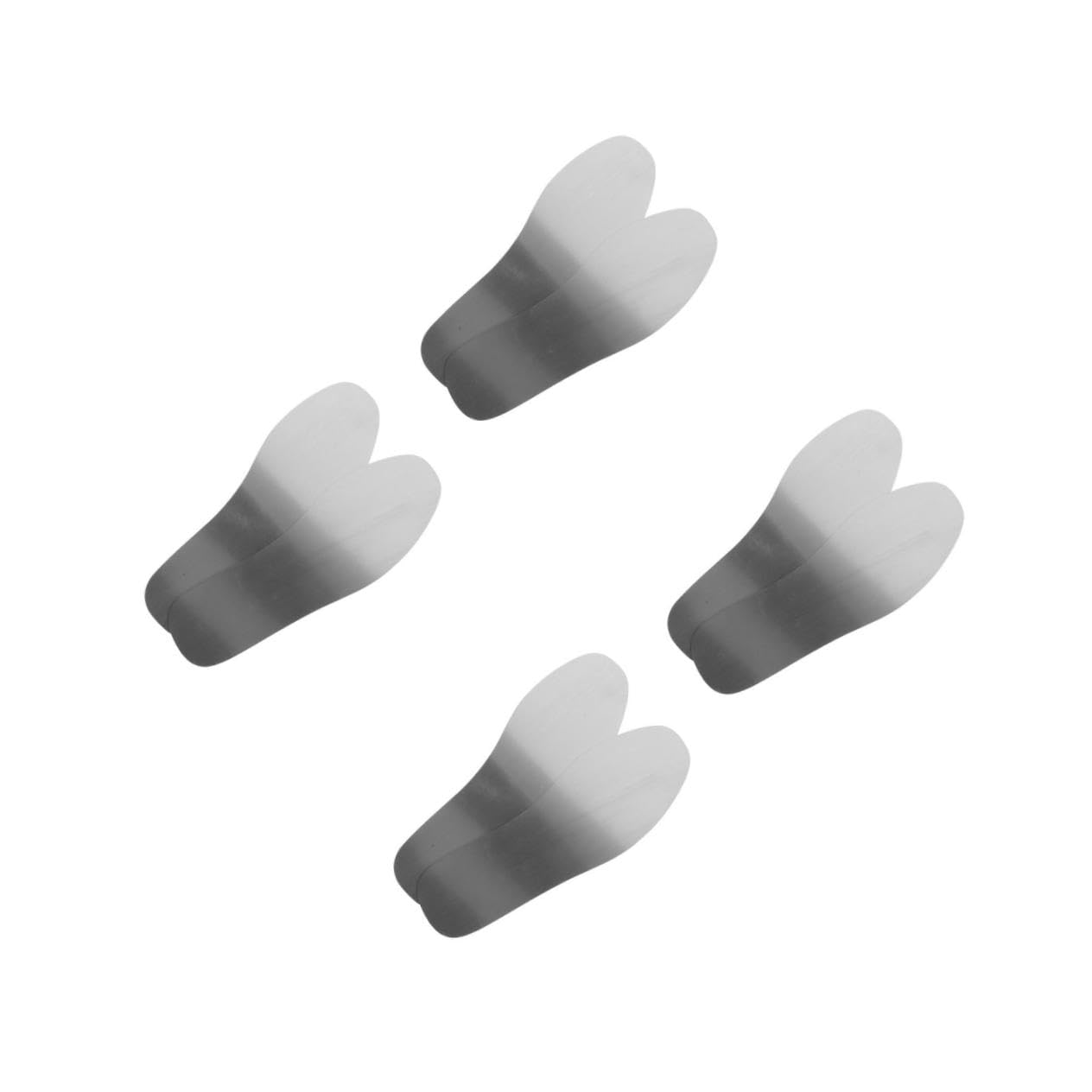FOMIYES 8 Pièces Semelles Intérieures Acier Inoxydable Anti-perforation pour Hommes et Femmes Semelles de Sécurité Fines et Antidérapantes pour Chaussures de Travail Protection Clous