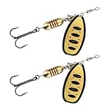 Hohopeti Robuste Dreifachhaken Angelköder 2 Stück Eisen Angelhaken mit Haken für Aal Flusskrebse Garnelen und Krabben Angeln