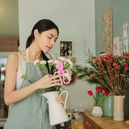 Tijeras de podar florales rosa Ergonomicas Abaodam miniatura 7