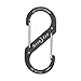 Nite Ize Size-3 S-Biner Dual Carabiner, Aluminum, Charcoal Grey, #3