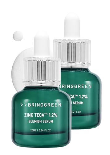 BRING GREEN Zinc Teca™ 1.2% BLEMISH SERUM DOUBLE SET | Mild Serum providing Soothing effect to Troubled Skin, Improves Blemish and Skin Pigmentation in 3 Days