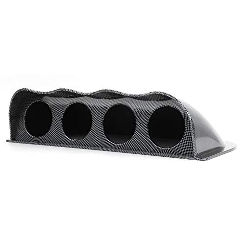 Soporte para cápsulas de 4 orificios en fibra de carbono para salpicadero