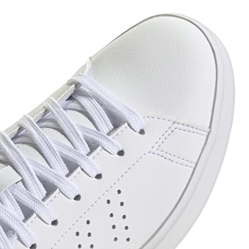 Image of adidas Womens Advantage Lace Up Sneakers Shoes Casual - White