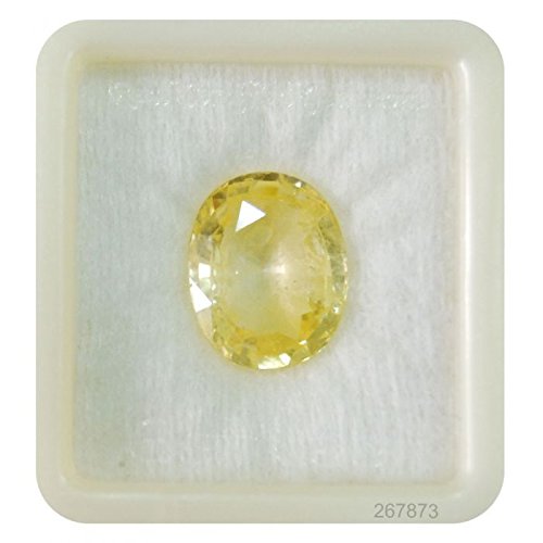 Certified Unheated Untreatet 9.25 Ratti 8.75 Carat A+ Quality Natural Yellow Sapphire Pukhraj Gemstone Ring for Women's and Men's (PW098)-image-45