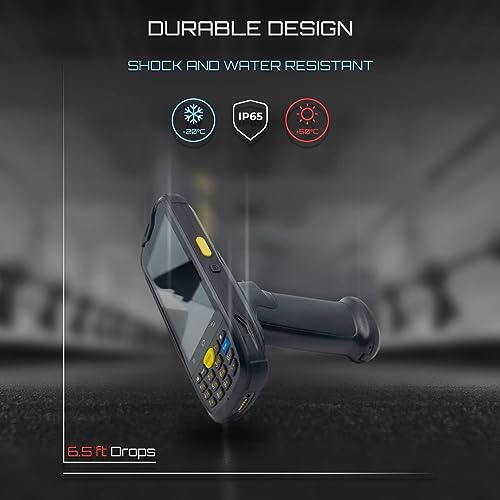 Image of Chainway C6000 Wireless Pistol Grip Barcode Scanner Handheld | SE4710 2D /1D /QR Code Reader, Keyboard, WiFi, Bluetooth | for Inventory Scanning (Build Your Own)