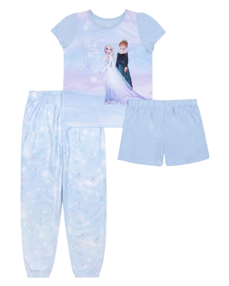 Disneygirls Descendants | Frozen | Princess | Minnie Mouse 3-piece Loose-fit Pajamas Set Pajama Set