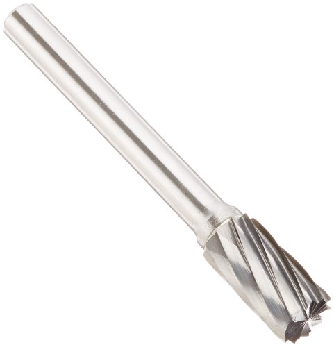 Image of Drill America SB-3NF Carbide Burr /Rotary File Cylindrical None-Ferrous for Aluminum 3 /8 inch Dia. x 3 /4 inch Cut Length with 1 /4 inch Shank and 2-1 /2 inch Overall Length, DUL Series