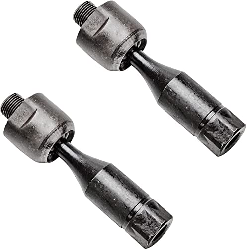 Image of Detroit Axle - 6pc Front End Suspension Kit for Chevy Trailblazer GMC Envoy 2 Lower Control Arms w /Ball Joints 4 Inner & Outer Tie Rod Ends Buick Rainier Isuzu Ascender Replacement [w / 16mm Thread]