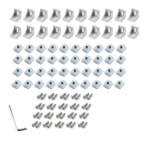 Accessoire profilé aluminium 2020 pour montage de châssis imprimante 3D et CNC