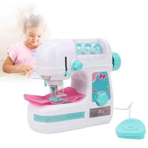 Máquinas de coser de juguetes 9 Ghzste Interesante juguete eléctrico para máquina de coser para...