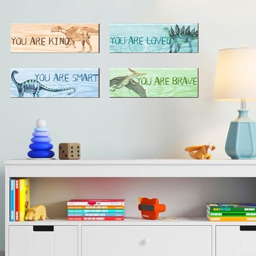 Vinilos Decorativos Dinosaurio 4 Piezas PVC 30x10 cm miniatura 4